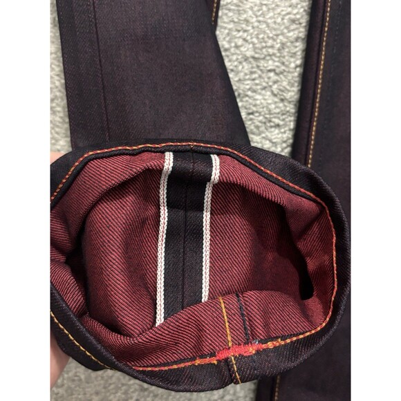 Gustin #321 Japan Red Fire Selvedge Denim Jeans - Picture 9 of 11